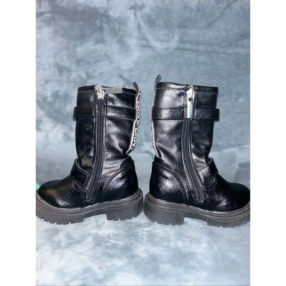 DKNY black boots size 5 Toddler